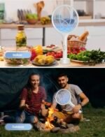 2-in-1 Rechargeable Electric Bug Zapper Racket - Mosquito Swatter with Attractant Light & Charging Base - Image 3