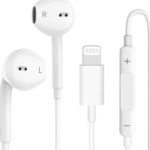 Lightning Wired Earphones HiFi Stereo with Mic & Volume Control