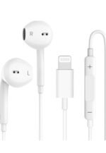 Lightning Wired Earphones HiFi Stereo with Mic & Volume Control