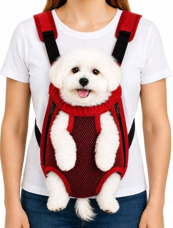 Dog Front Chest Carrier Backpack (2) Dog Front Chest Carrier Backpack - Image 1