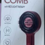 3-in-1 Electric Scalp Massager Oil Dispensing Comb with Red Light Therapy