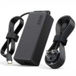 65W USB-C Power Adapter Charger with UK Plug for Laptops & Tablets - Compatible with Lenovo, Dell, HP, ASUS, Samsung, MacBook