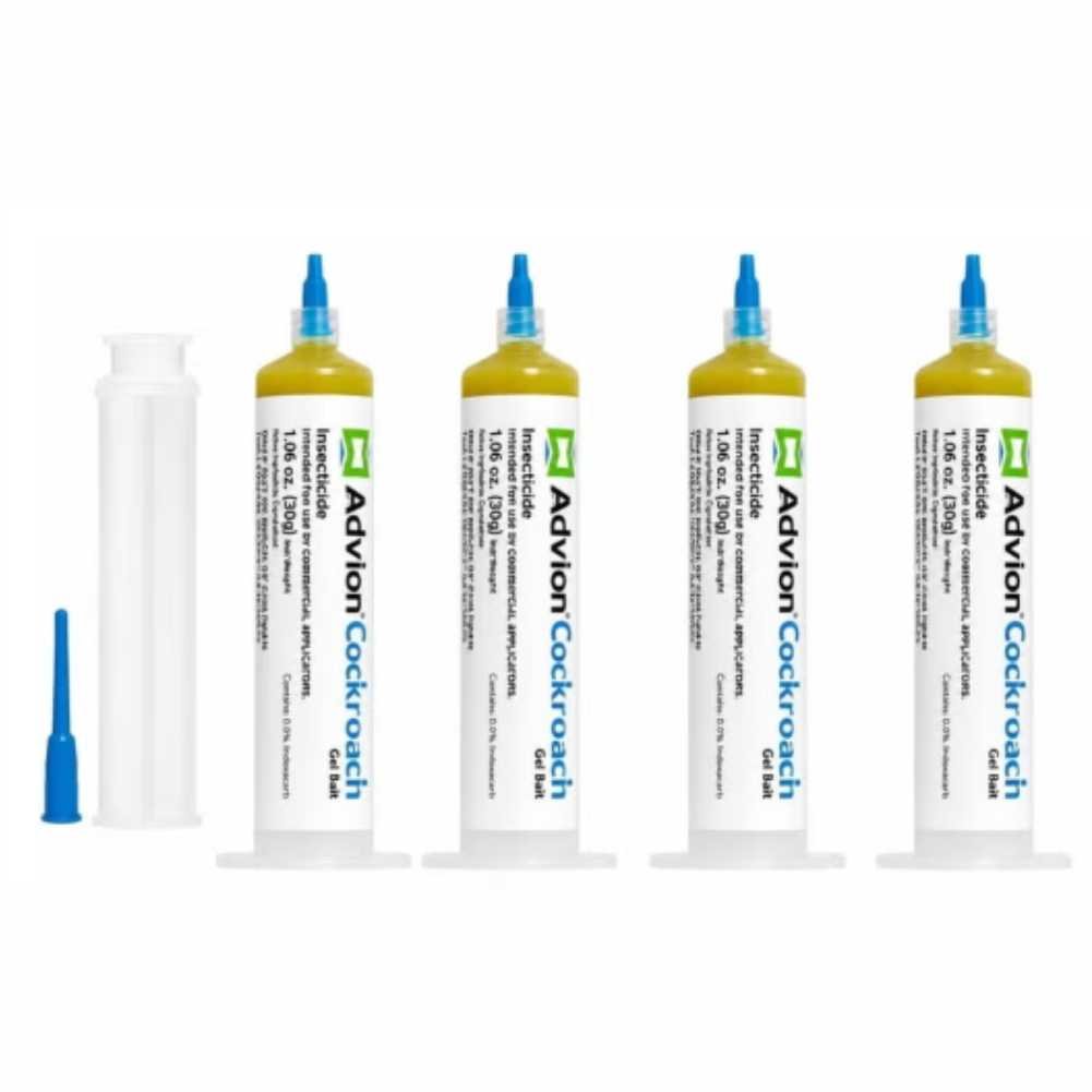 Advion Cockroach Gel Bait with Precision Applicator, 4 Tubes Advion Cockroach Gel Bait with Precision Applicator, 4 Tubes - Image 1