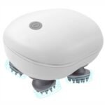 Electric Head & Scalp Massager - Wireless Handheld with 4 Massage Heads, 3 Modes, IPX7 Waterproof