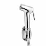 Hand Trigger Bidet Shattaf Set, Glossy Chrome, with 120cm Stainless Steel Hose