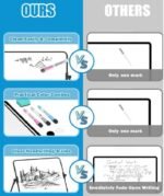 Double Sided Magnetic Desktop Whiteboard 11.81*16.54in(30x42cm) Dry Erase Small White Board with Stand A3 Mini Whiteboard with Stand Desk Stable Meeting Notebook for Noting Working Memo School Home Business Office - Image 5